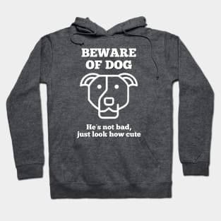 Beware of Cute Dog Hoodie